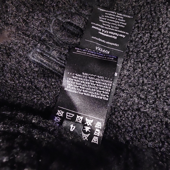 Never worn John Richmond kids faux leather jacket size 4 - Picture 5 of 7